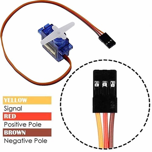 del robot di RC Telecomando Motore Micro Servo Servo 9G Servo SG90 180 ° 360 ° - Picture 5 of 9