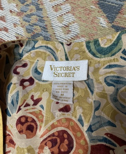 Vintage Victorias Secret Pajama Shirt 90s Nightgown Medium - Picture 6 of 8