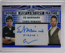 ED MARINARO CHRIS ROMANO 2023 Pop Century Autograph Signed Hill Street Blues /12