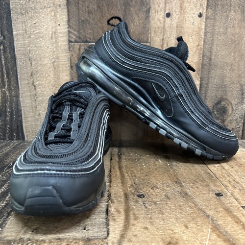 Nike Air Max 97 Triple Negro Tenis Zapatos 921733-001 Para Mujer 9.5 Usado en Excelente Condición