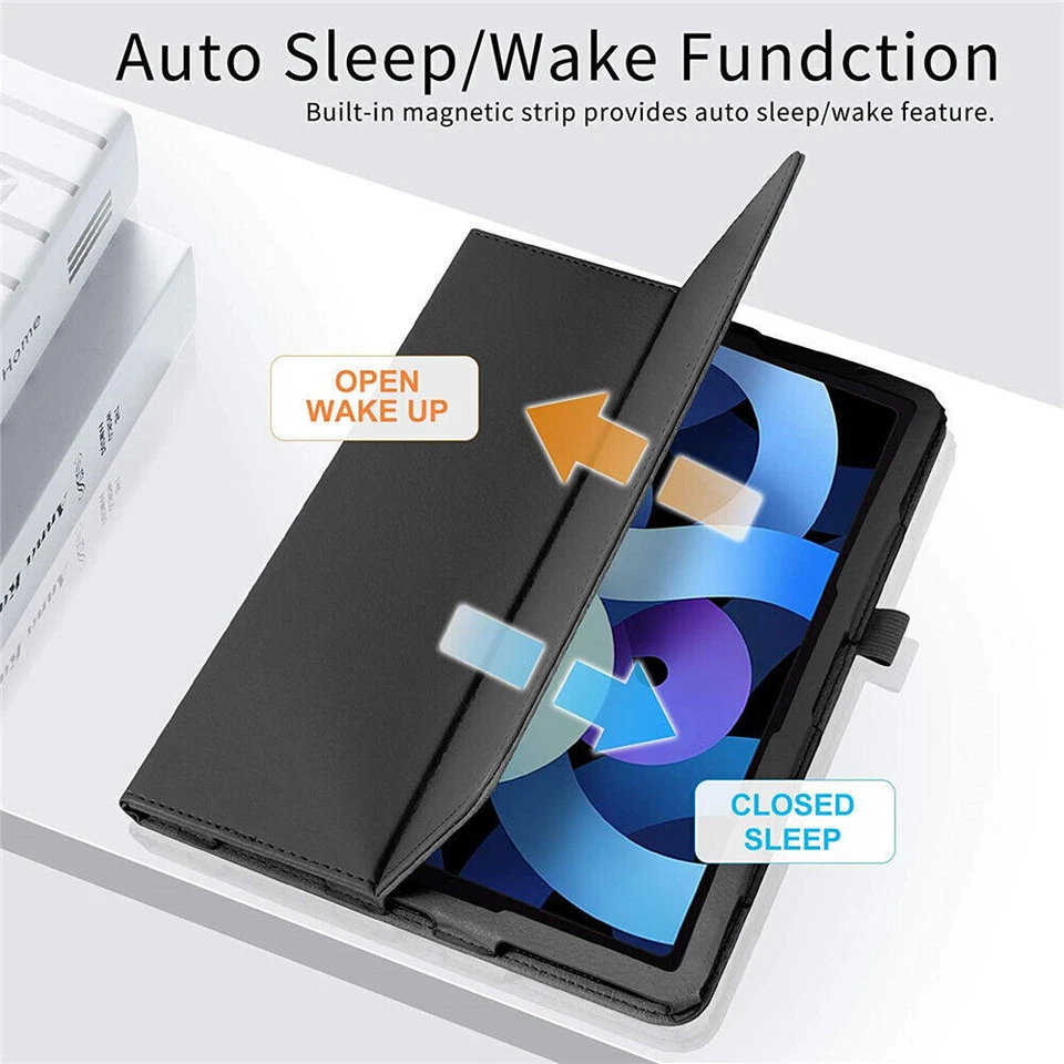 Smart Case for iPad 5/6/7/8/9/10th Generation Air Pro Mini Leather Stand Cover - Image 4 of 4