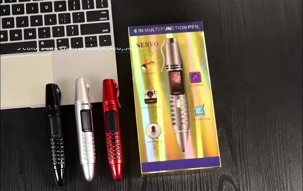 Mini Cell Phone Pen Bluetooth Dialer 096quot Mobile Phone 2G GSM Cellphone - image 2