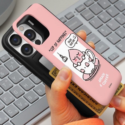 Kakao Friends Cafe S1 Magnetic Card Case for Galaxy S25 S24 S23 Plus Ultra Korea - Picture 7 of 15