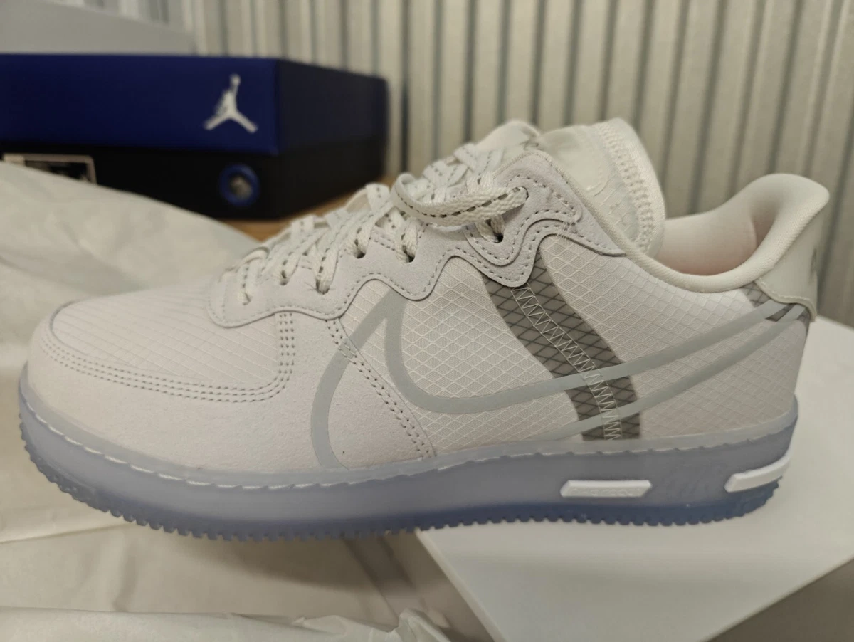 Nike air force 1 react qs clearance white light bone sail men's shoe