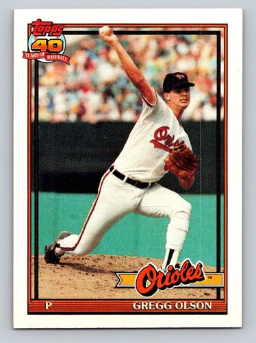 1991 TOPPS BASEBALL CARDS - ROOKIE - MVP - HOF - COMPLETE YOUR SET - TTM #1-#298 - Picture 20 of 498