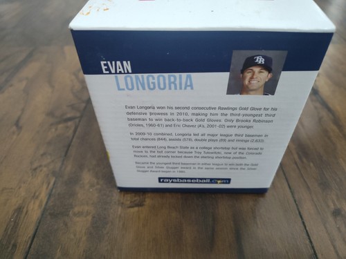 Evan Longoria Tampa Bay Rays 2010 Gold Glove Award Replica! DEX PROMOTION - Picture 2 of 7