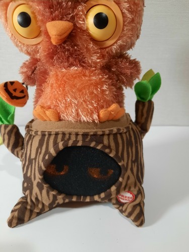 Hallmark Singing Owl Animated "Someone's Watching Me" Plush Stuffed Halloween - Picture 10 of 10