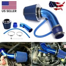 Car Cold Air Intake Filter Induction Kit 3" Pipe Aluminum Power Flow Hose System