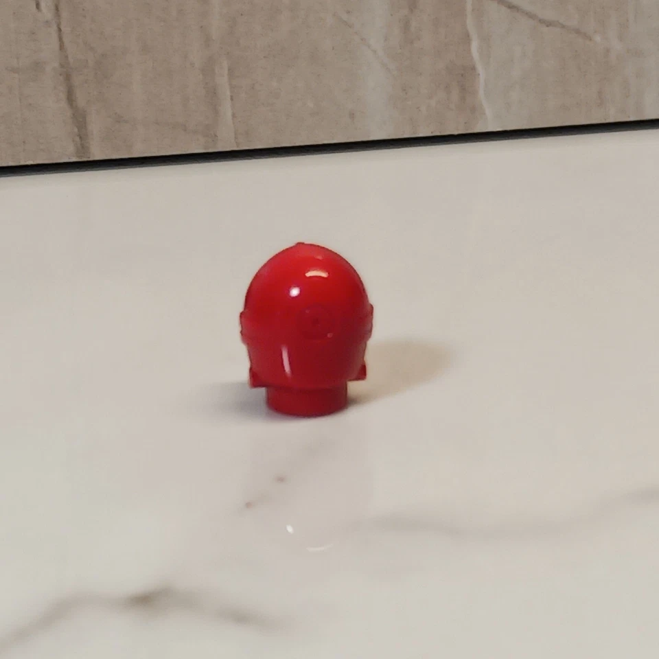 New LEGO Star Wars Gold Robot in RED Head C-3PO C3PO Unique Color Bright Venom - Image 3 of 3