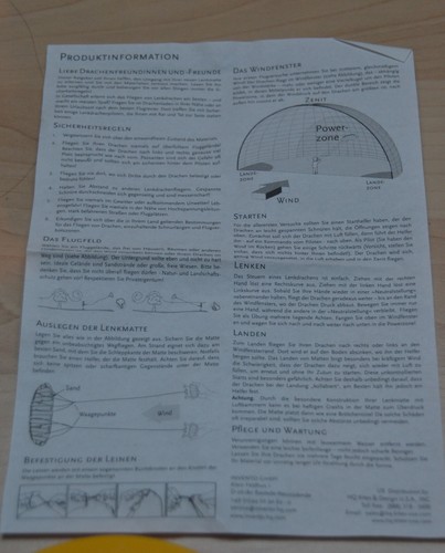 Jack Wolfskin Lenkdrachen - HQ Invento Lenkmatte Zweileiner - Bild 4 von 5