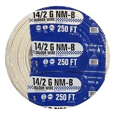 14/2 NM-B, Non-Mettalic, Sheathed Cable, Residential Indoor Wire, 250 FT 