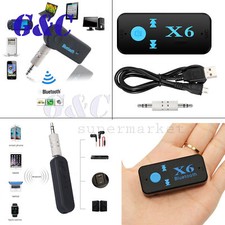 3.5mm Wireless Bluetooth Car Receiver Adapter AUX Audio Stereo Music Adapter