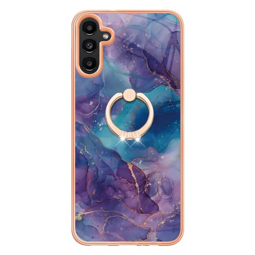 Bonita funda de mármol para teléfono con soporte anillo para Samsung Galaxy A14 A54 A34 A53 - Imagen 75 de 90