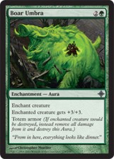 MTG - Boar Umbra - Rise of the Eldrazi - NM, English Magic FLAT RATE SHIP
