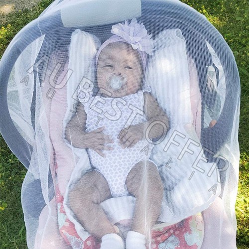 Stroller Anti Fly Mosquito Insect Net Mesh Buggy Cover For Pushchair Pram AU - Picture 3 of 8