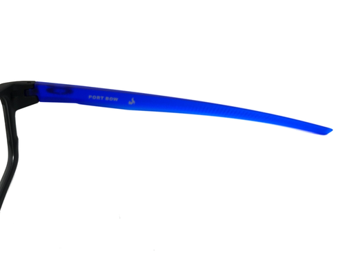 Oakley Eyeglasses Frame Port Bow OX8164-0853 Satin Black Blue Full Rim 53-17-141 - Picture 8 of 12