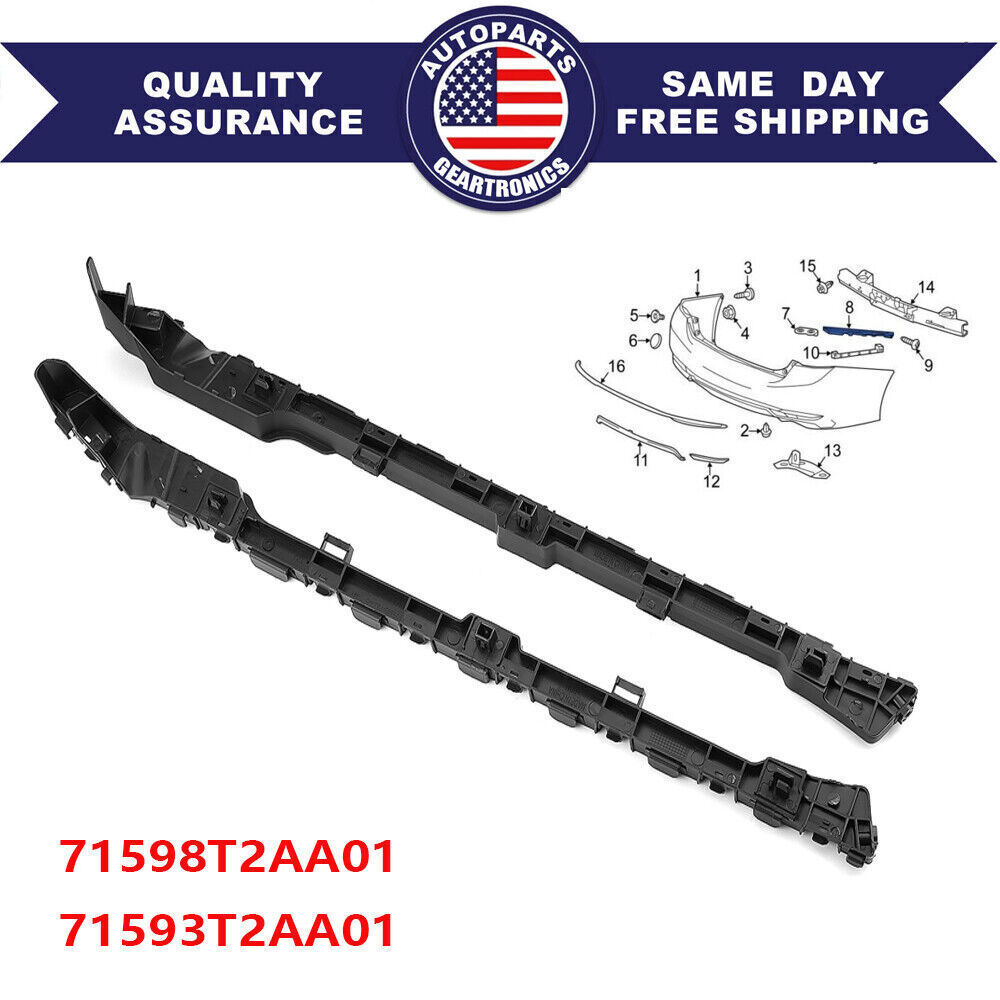 Honda Accord 2013-2017 Rear Bumper Bracket Cover Spacer Left Right Side