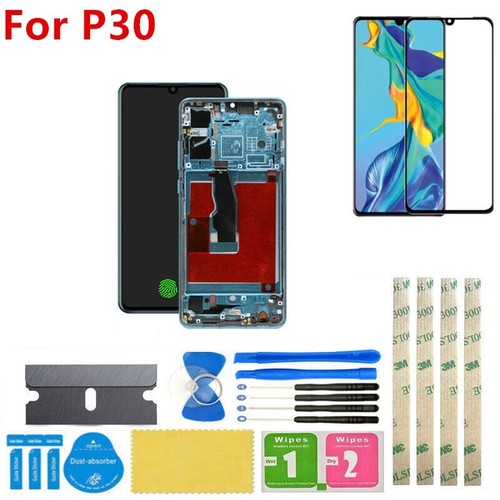 For Huawei P30 / P30 Pro Lcd Touch Screen Digitizer + Frame / Battery Back Cover - Picture 24 of 31