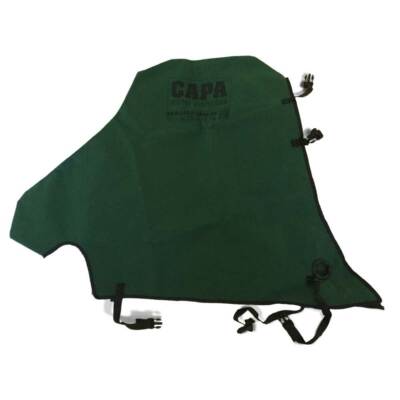 Deichselschutzhaube Anhänger dunkelgrün CAPA Allwetter Stützrad