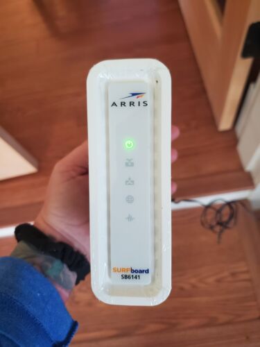 ARRIS SURFboard SB6141 Modem 400 Series 8x4 DOCSIS 3.0 343 Mbps Open Box Works - Picture 7 of 13