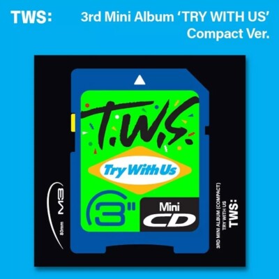TWS [TRY WITH US] 3rd Mini Album COMPACT Ver./Mini CD+Photo Book+2 Card+etc+GIFT