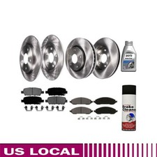 Front & Rear Disc Brake Rotors + Ceramic Brake Pads for 2007-2013 Nissan Altima