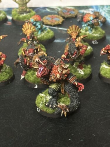 Blood Bowl - Lizardmen | Echsenmenschen Team - gut bemalt - Bild 4 von 7