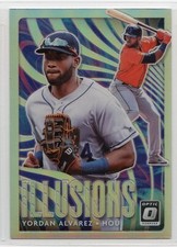 2020 Donruss Optic Illusions Holo Prizm - #OI-6 - Yordan Alvarez - Astros