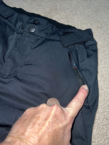 Champion 9 Kid Size Small 6-7 Ski Snow Board Reinforced Knee Durable Pants Black - Picture 3 of 8