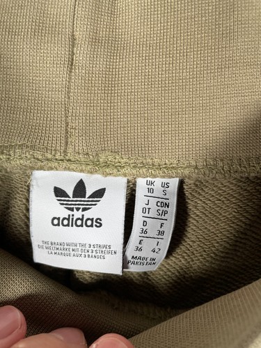 Adidas Joggers Womens 10 Green Trefoil Originals Firebird Jogging Bottoms Sweats - Picture 5 of 8