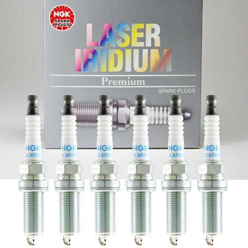 OEM NGK Laser Iridium Spark Plugs Kit 6PCS for 2016-20 Infiniti Q50 Q60 3.0L V6