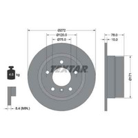 Textar 2X Bremsscheibe 92072303