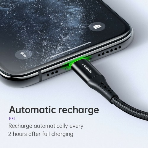 USB Type C PD 36W Cable with LED For iPhone 11 12 13 Pro Max XS 8 Plus XR X - Picture 3 of 12