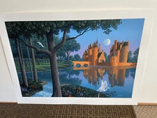 Jim Buckels " Le Moulin "  Signed & Numbered Limited Edition  Serigraph