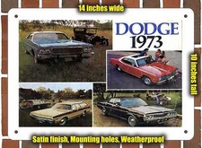 Metal Sign - 1973 Dodge Metal Sign - 1973 Dodge
