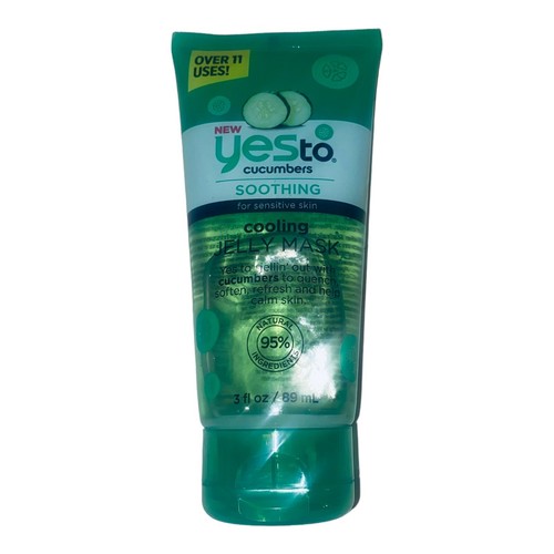 Yesto Cucumbers Soothing Cooling Jelly Mask 89ml Natural 95% No Animal Testing - Picture 5 of 24