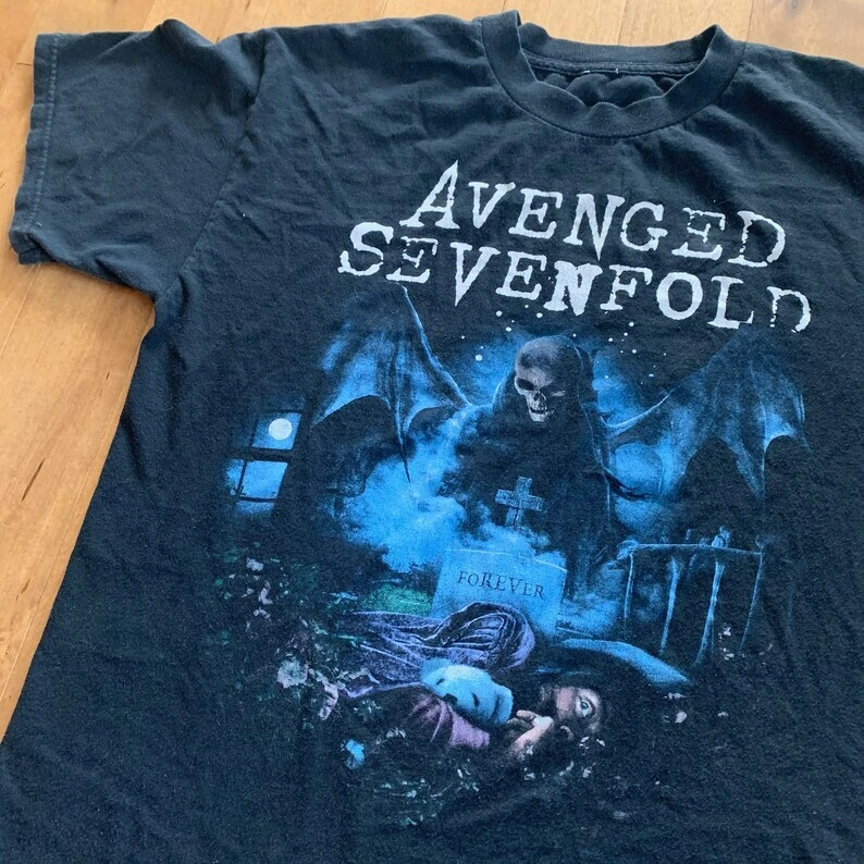 I de fleste tilfælde knoglebrud ensom Remake Avenged Sevenfold T-shirt It&#039;s Your Fvcking Nightmare TE3863 |  eBay