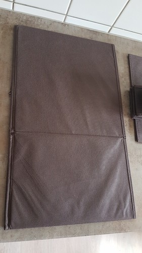 CARRYHOME SchubladenBox 2erRegal MiniKommode Büro Aufbewahrung Textil Metallring - Bild 15 von 24