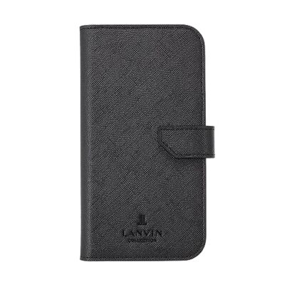 LANVIN COLLECTION FOLIO CASE SIGNATURE WITH NECK STRAP 手帳型ケース iPhone13 LANVIN COLLECTION Folio Case Double Lined for MagSafe for iPhone17