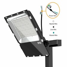 Luz de inundación LED 300W para estadio cancha de tenis parque infantil cartelera 5000K luz diurna