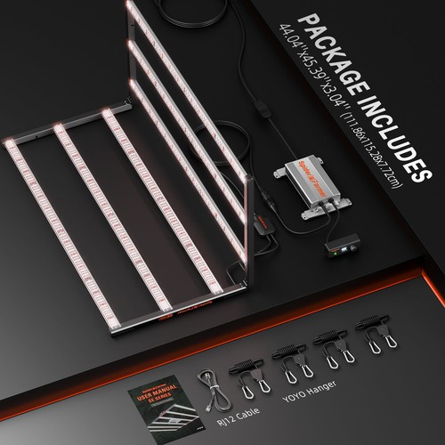 Barra de luz LED de crecimiento Spider Farmer serie SE Samsung espectro completo interior - Imagen 43 de 62