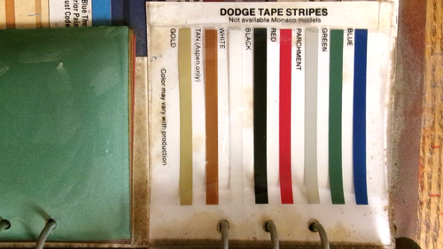 1977 Dodge Color, Paint, Upholstery, Trim Selector Dealer Dealers Album - Picture 12 of 12