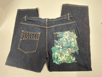 【BAON】Penny Back Banding Brushed Denim Pants Denim Utility Pant by Lisa Bayne (Woven Pant) | Artful Home