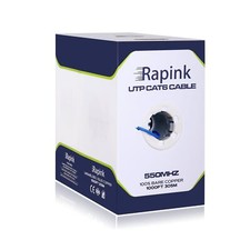 Rapink Cat6 Ethernet Cable 1000ft, Cat6 ethernet Cable 23AWG Solid Bare Coppe...