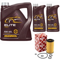 MotoröL Set Mannol 5W40 Api Sn / CH-4 7 Liter + ÖLfilter FüR Mercedes E-Klasse