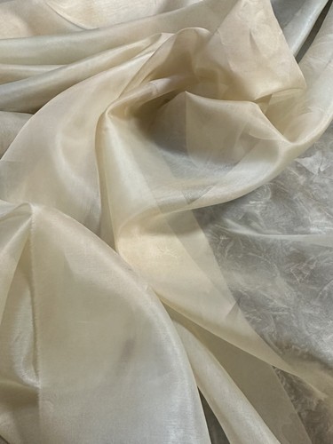 6m X 56”Wide 100% Natural SILK Organza Soft Bridal Sewing Dressmakin Fashion-913 - Picture 10 of 19
