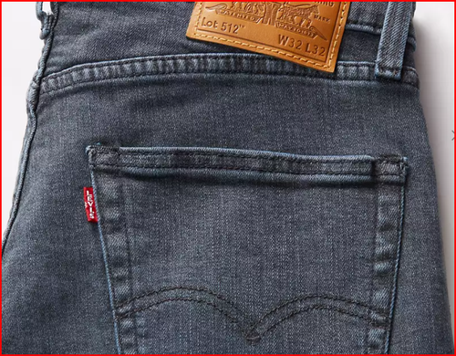 Levi's® Premium 512™ Slim Taper Fit Blu Richmond, Elasticizzato - Foto 7 di 8