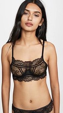 NWT Thistle  Spire Amore wired bralette in black lingerie Sz XS