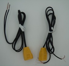 TYCO "C" TERMINAL PLUGS W/ WIRES  PAIR  CAN BE USED W/ LIFE-LIKE  ROKAR 1