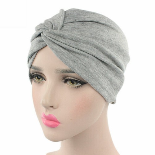 Women's Turban Hat Muslim Cancer Chemo Hair Loss Cap Cover Hijab Head Scarf Wrap - Picture 6 of 33